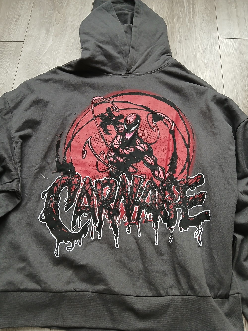 Marvel Carnage Graphic Hoodie - Black and Red